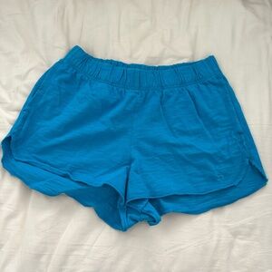PINK Victoria's Secret Vibrant Blue Athletic Shorts